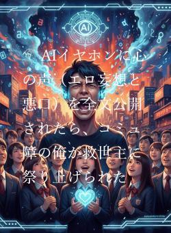 👂 AIイヤホンに心の声（エロ妄想と悪口）を全文公開されたら、コミュ障の俺が救世主に祭り上げられた