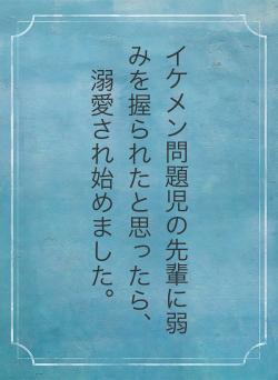 イケメン問題児の先輩に弱みを握られたと思ったら、溺愛され始めました。
