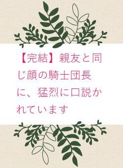 【完結】親友と同じ顔の騎士団長に、猛烈に口説かれています