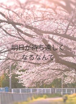 明日が待ち遠しくなるなんて