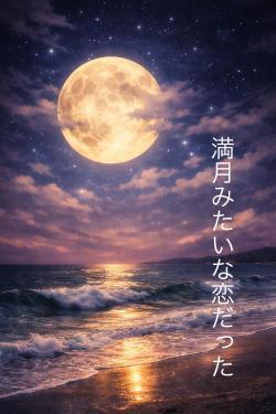 満月みたいな恋だった