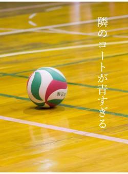 隣のコートが青すぎる