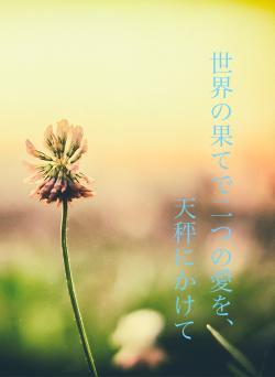 世界の果てで二つの愛を、天秤にかけて