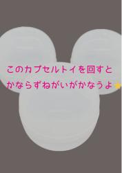 このカプセルトイを回すとかならずねがいがかなうよ☆