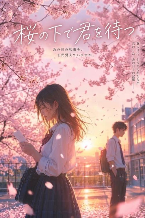 桜の下で君を待つ