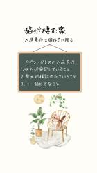 猫が棲む家　入居条件は猫好きに限る