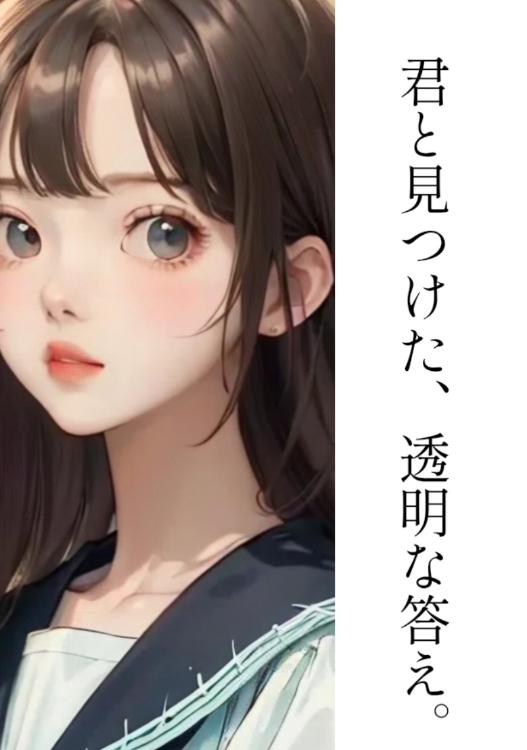 君と見つけた、透明な答え。