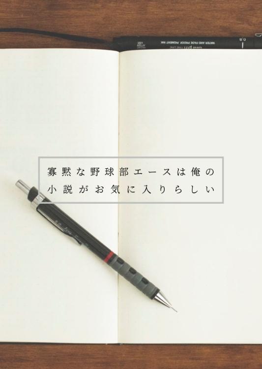 寡黙な野球部エースは俺の小説がお気に入りらしい
