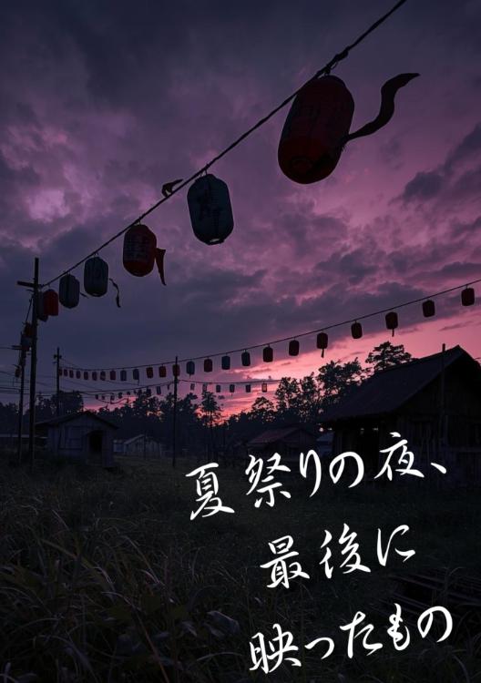 夏祭りの夜、最後に映ったもの