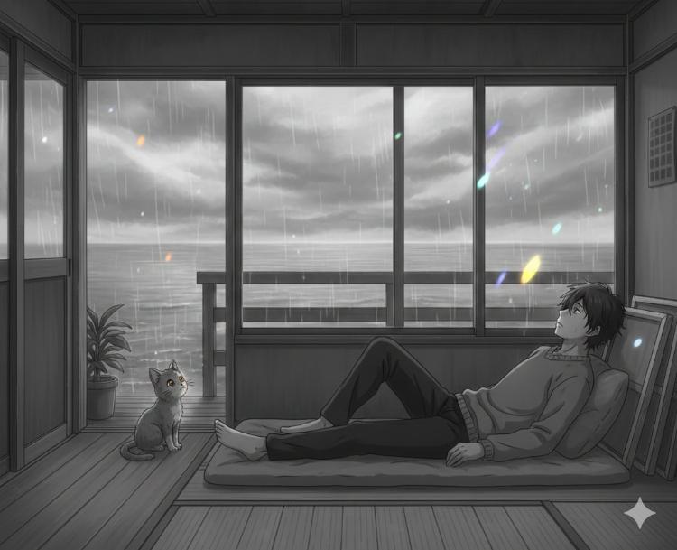 灰色の世界で、君と