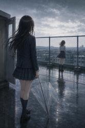 屋上のブラックリリィ