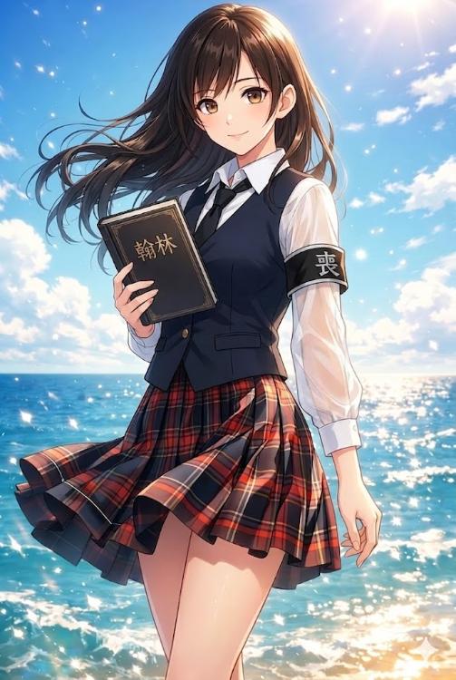 海辺で詔書の起草