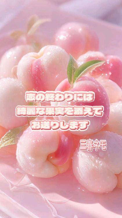 恋の終わりには綺麗な果実をお送りします。