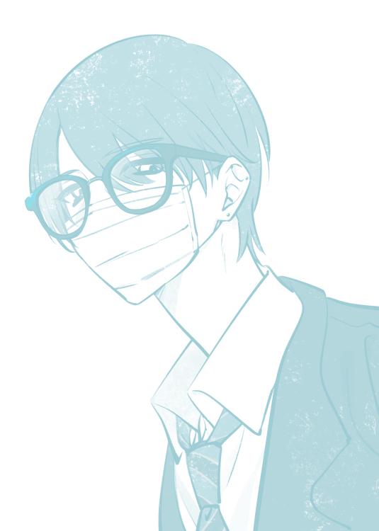 近江がマスクを外すまでに、