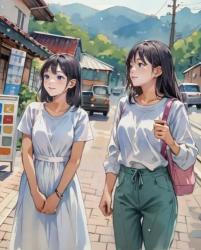 霧に包まれた道の駅