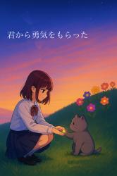 君から勇気をもらった