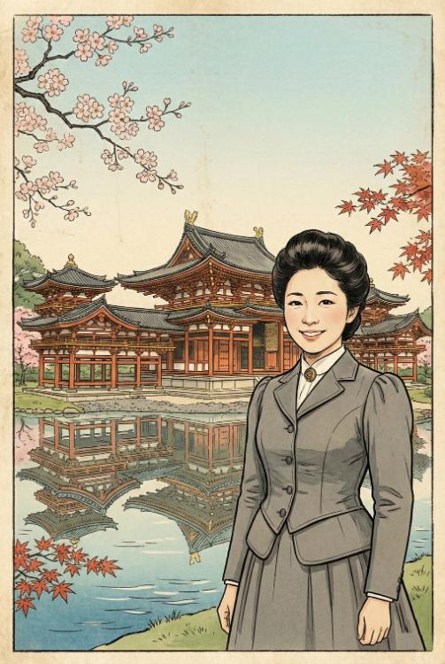 シカゴを舞う京の鳳凰～あなたの財布で眠っている130年の誇り ―