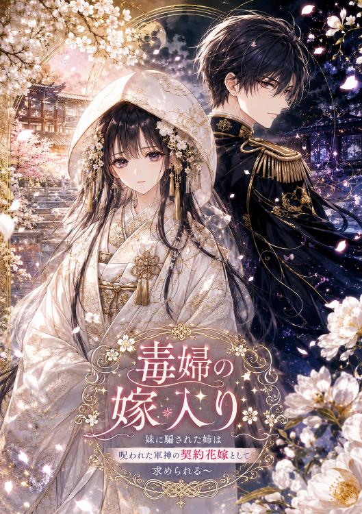 毒婦の嫁入り~妹に騙された姉は、呪われた軍神の契約花嫁として求められる~