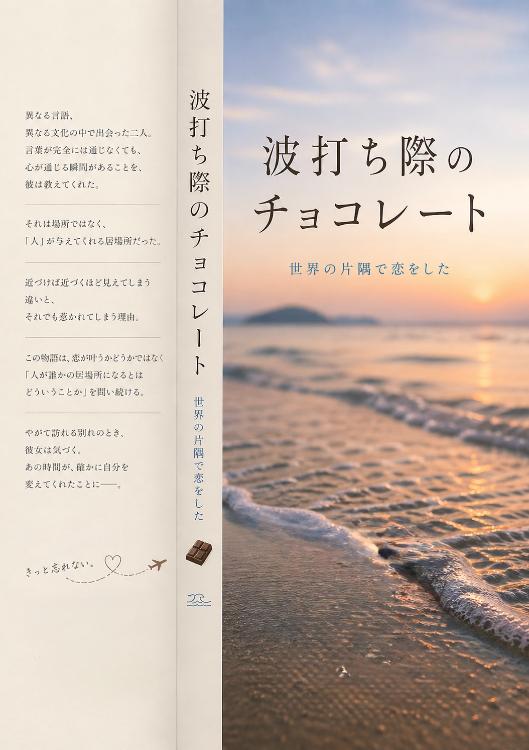 波打ち際のチョコレート