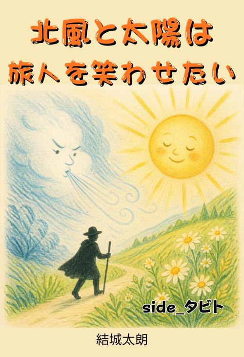 北風と太陽は旅人を笑わせたい