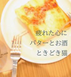 疲れた心にバターとお酒、ときどき猫