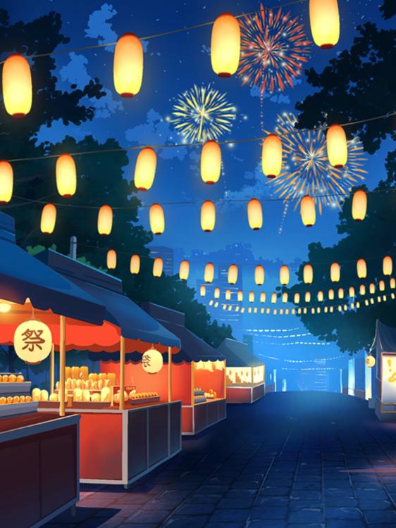 夏祭り、君と初めて。